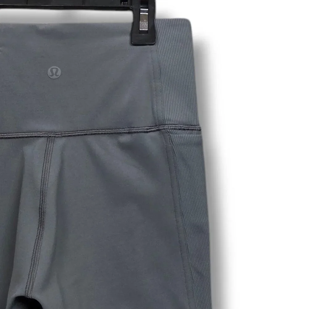 Lululemon Wunder Under High Rise Rib Tight Womens 4 Steam Blue‎ Luxtreme W5BKRSZ